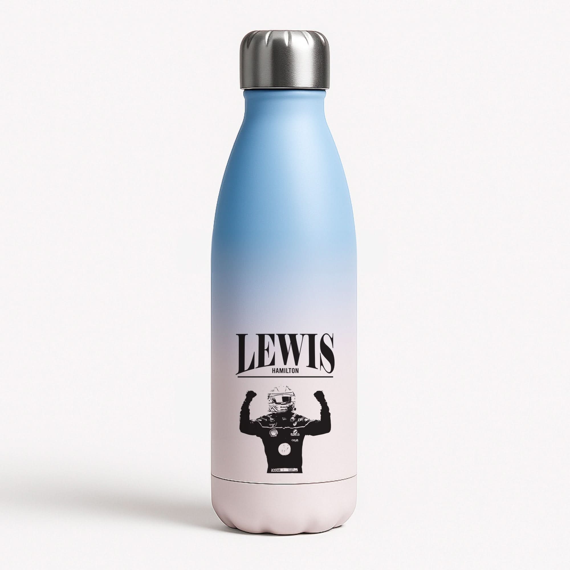 Lewis Red And Gold Blue Water Bottle