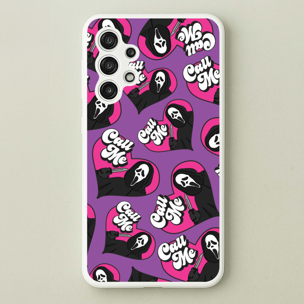 Call Me Heart Pattern Galaxy A13 Case