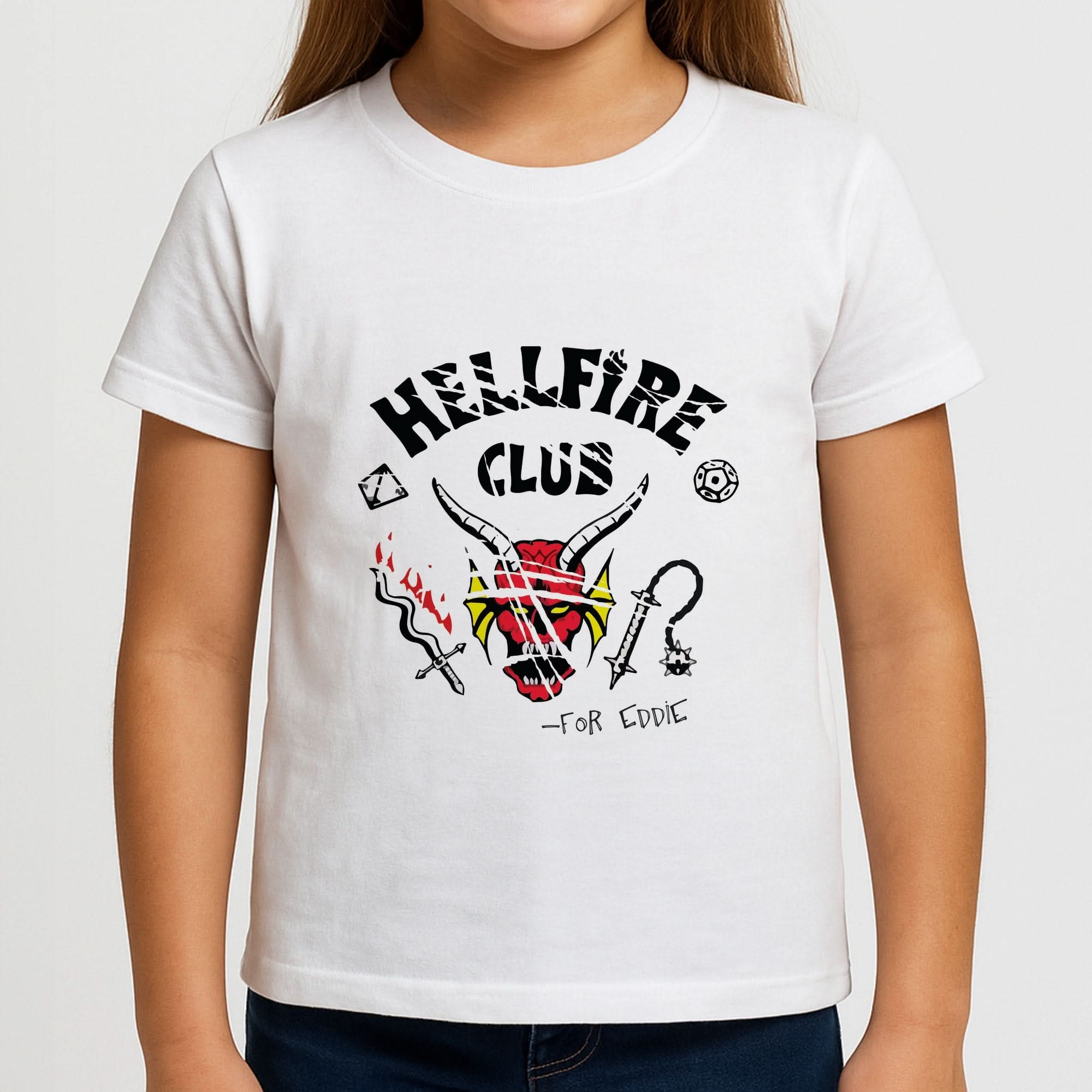 Torn Hellfire Club Girls T-Shirt