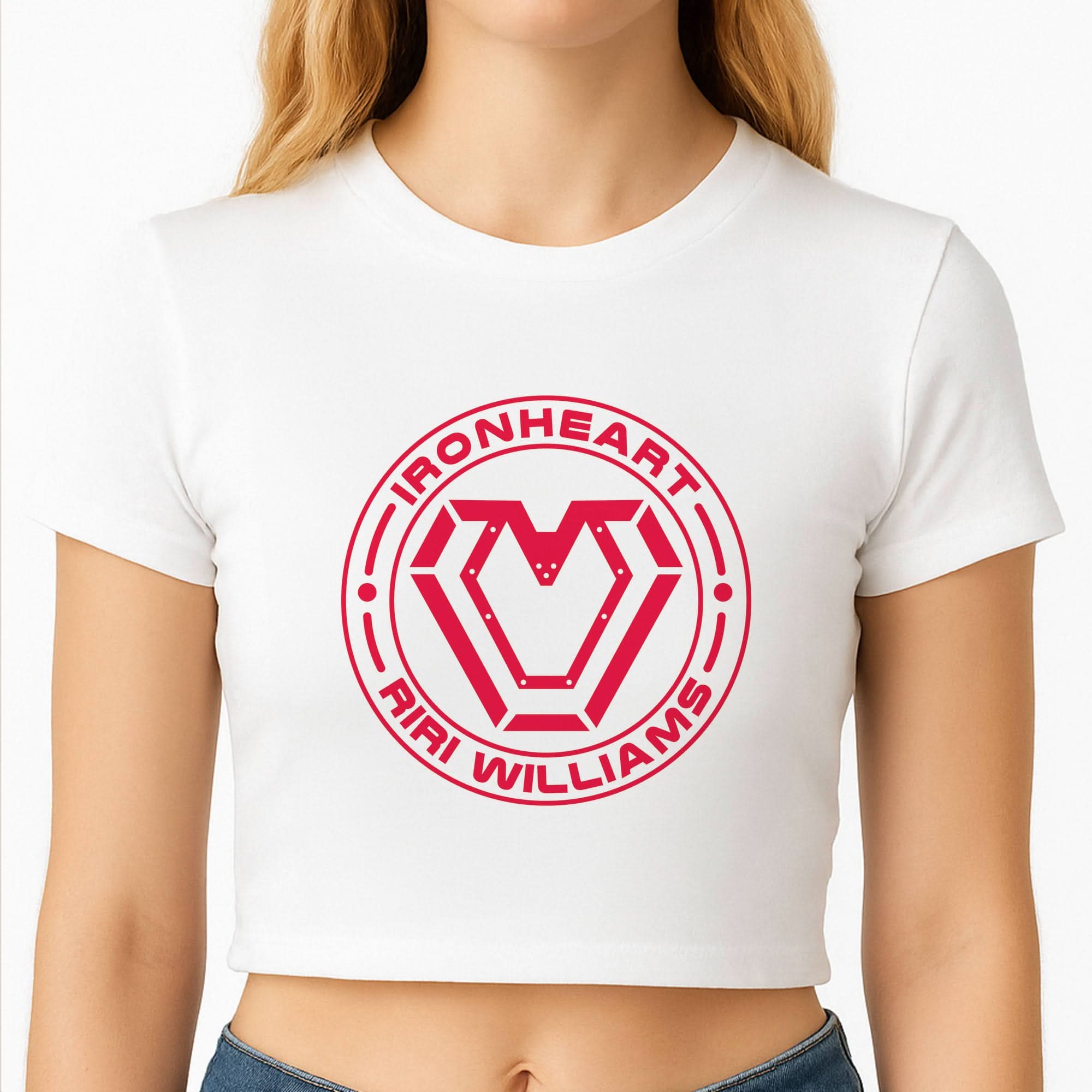 Metal Heart Riri Crop Top
