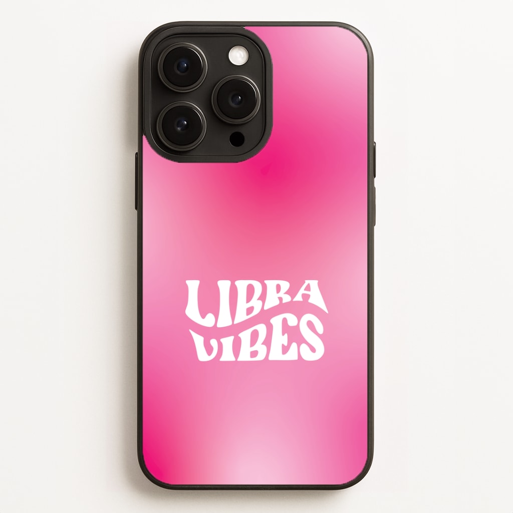 Libra Vibes Gradient Zodiac iPhone 16 Pro Case