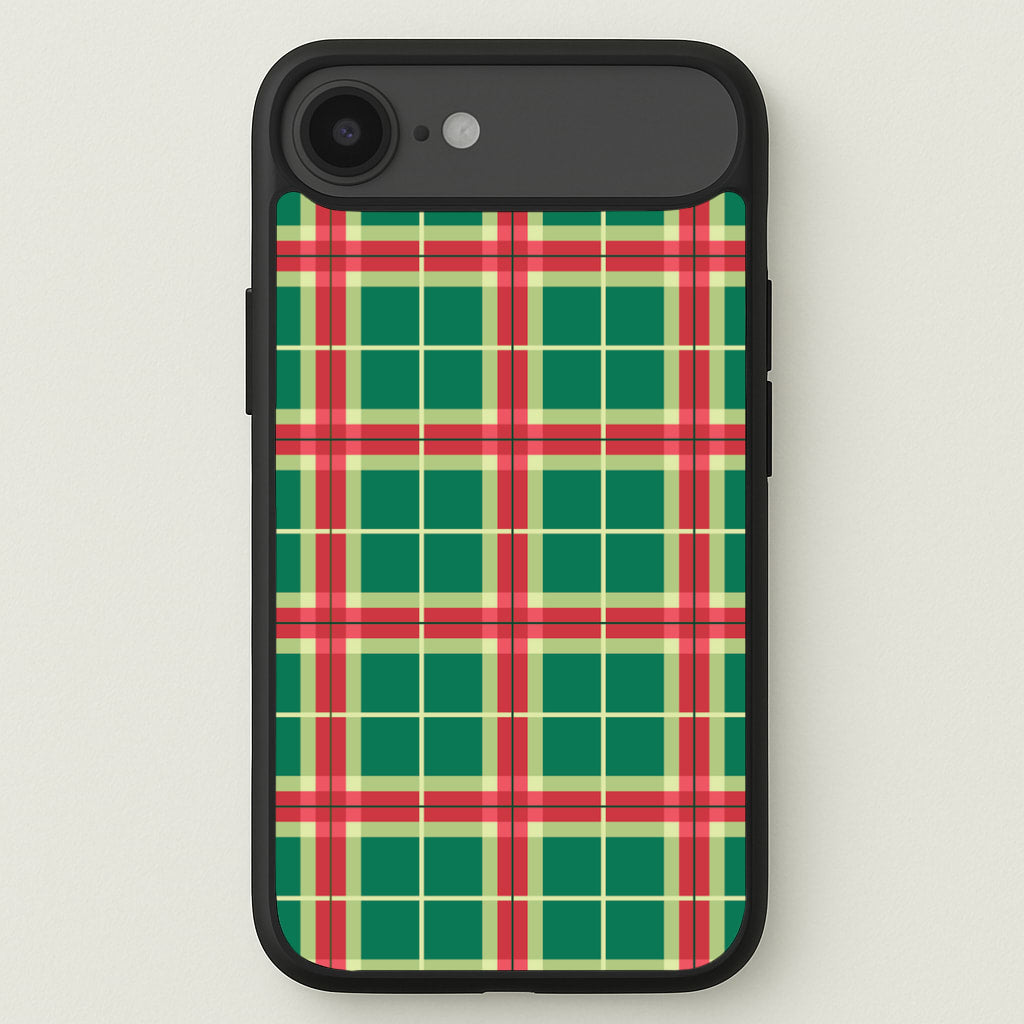 Red And Green Tartan II Christmas Pattern iPhone 17 Air Case