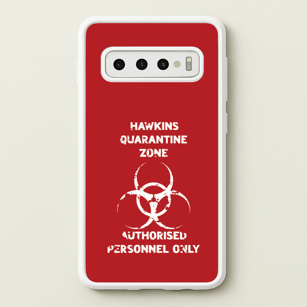 Hawkins Quarantine Zone Galaxy S10 Case