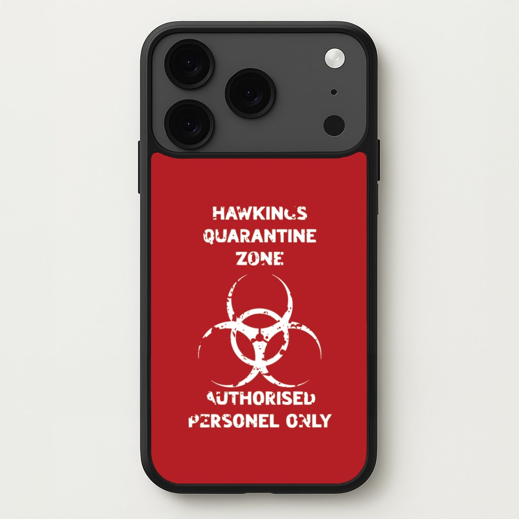 Hawkings Quarantine Zone iPhone 17 Pro Max Case