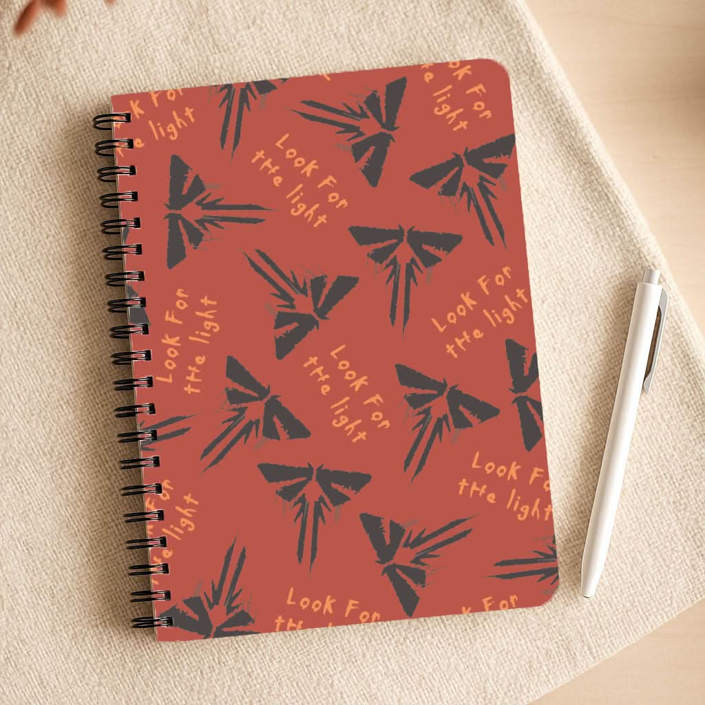 Look For The Light Firefly Pattern Notepad