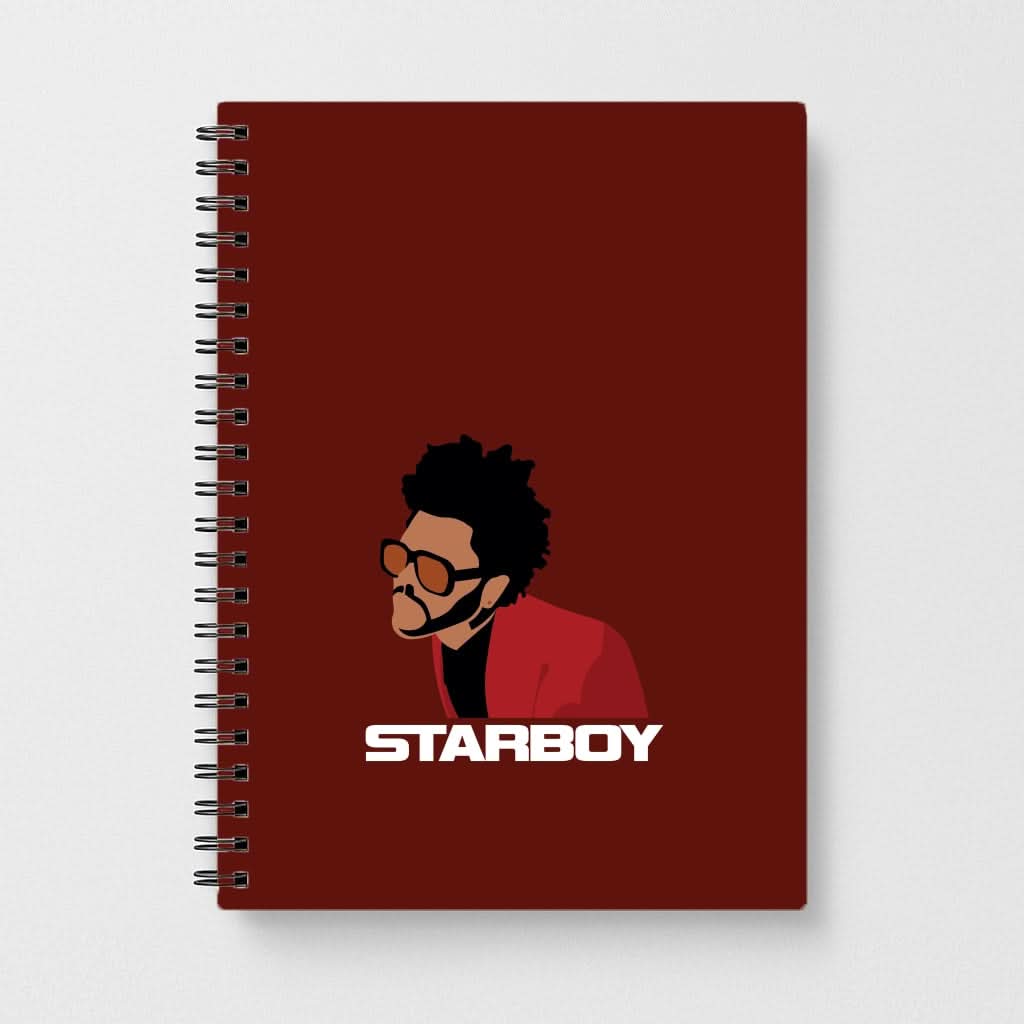 Starboy Singer Title Notebook