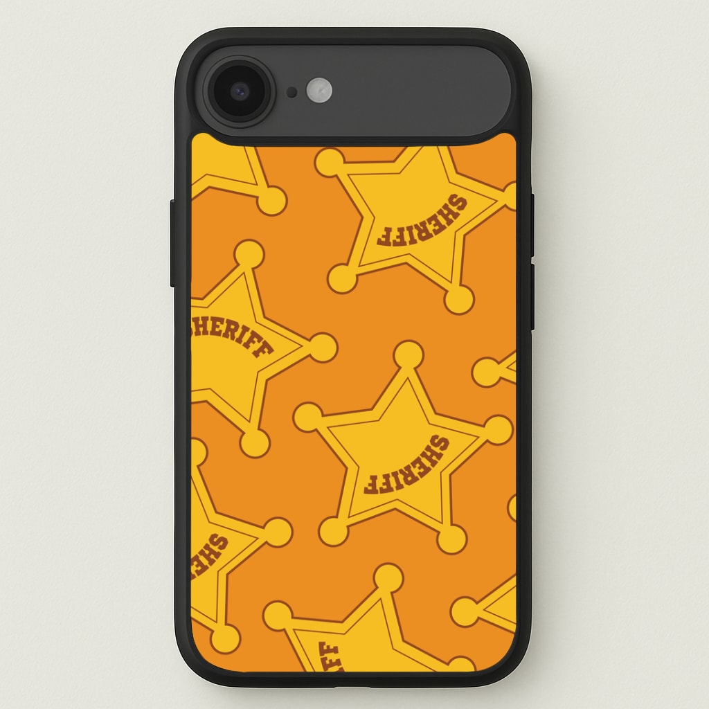 Sheriff Badge Pattern iPhone 17 Air Case