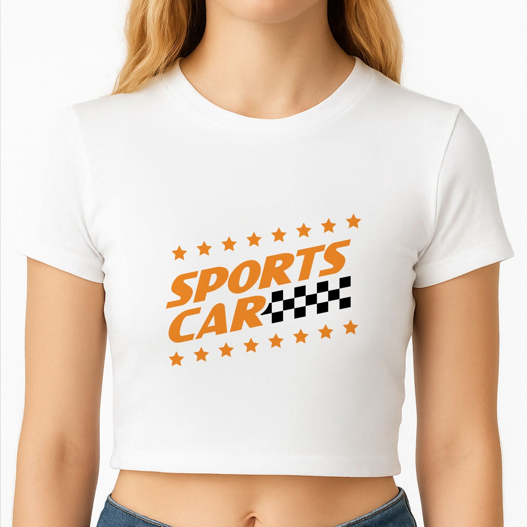 Sports Car Crop Top