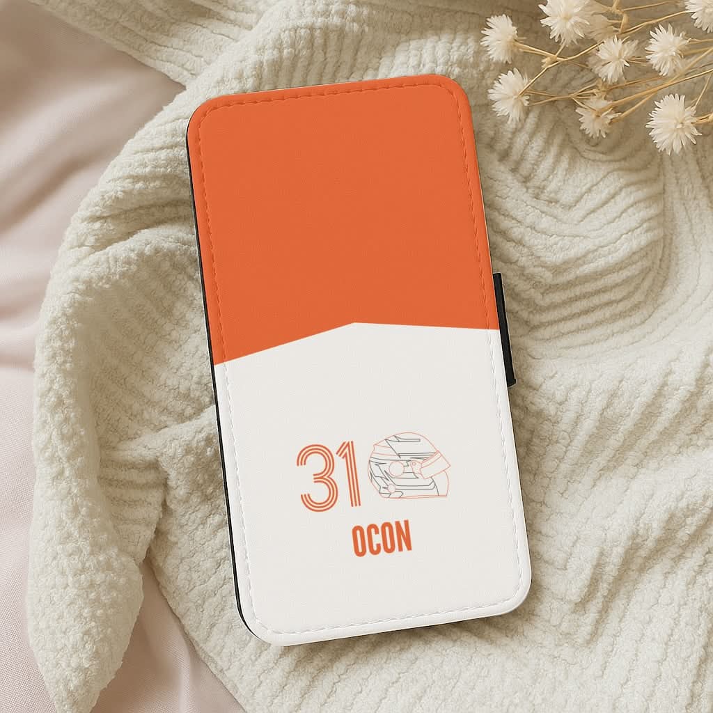 Ocon Helmet 2026 Leather Phone Case