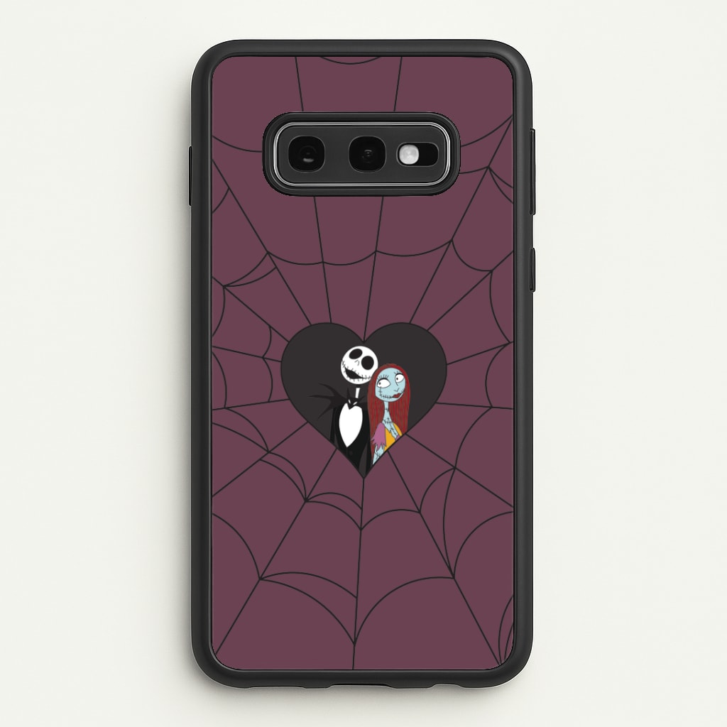 J And S Cobweb Heart Galaxy S10e Case