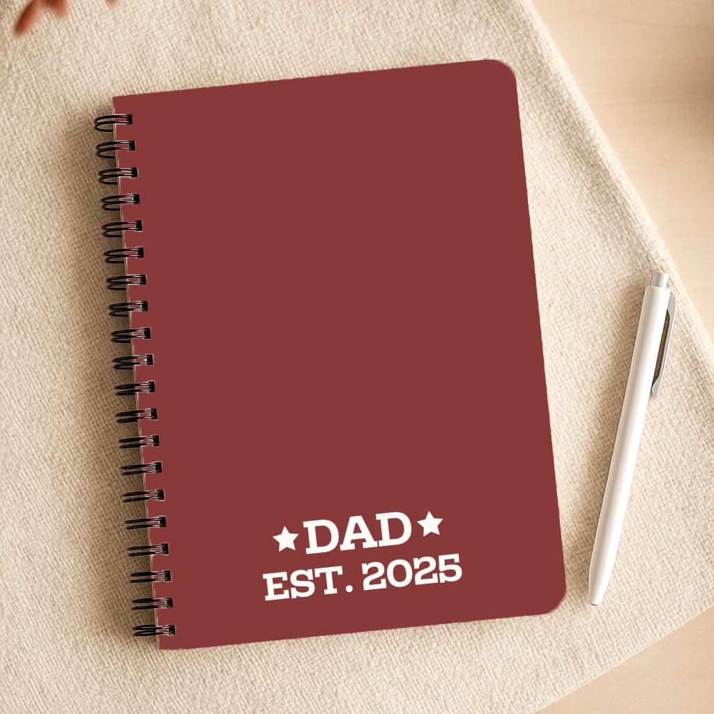 Dad Est 2025 Notepad