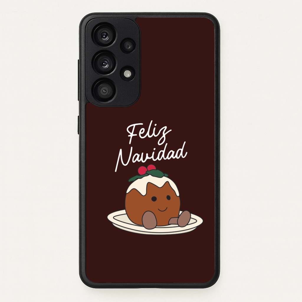 Christmas Pudding Plush Galaxy A33 Case