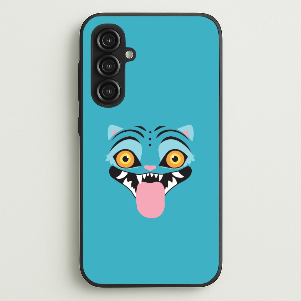 Demon Cat Face Galaxy S23FE Case