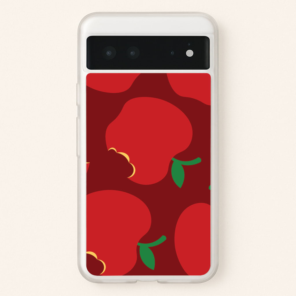 Teacher Apples Pattern Google Pixel 6 Case