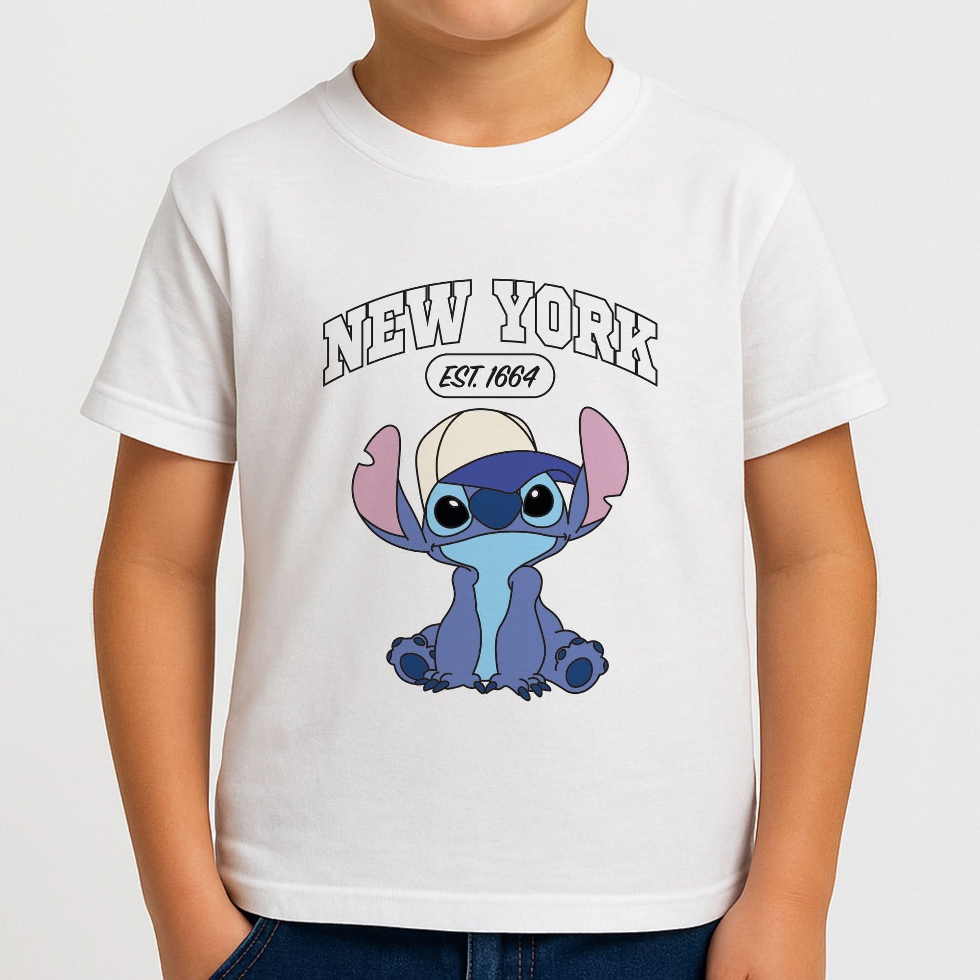 New York Blue Alien Boys T-Shirt