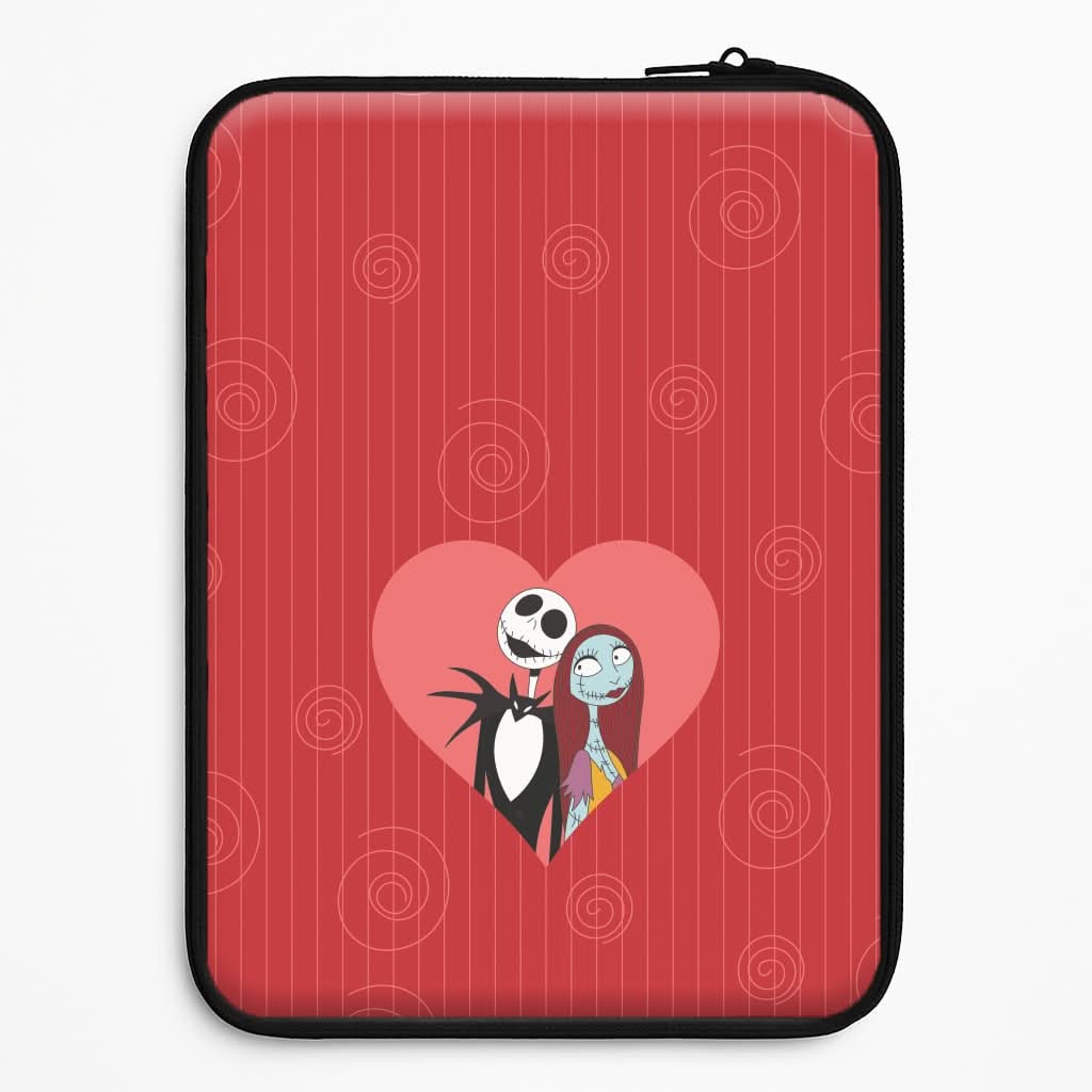 J And S Heart Laptop Sleeve