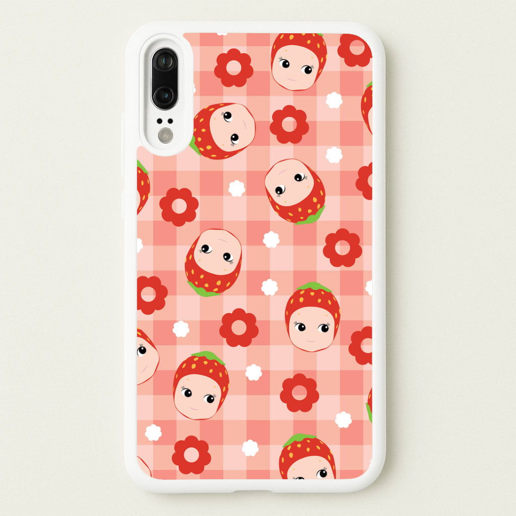 Strawberry Angel Pattern Huawei P20 Case