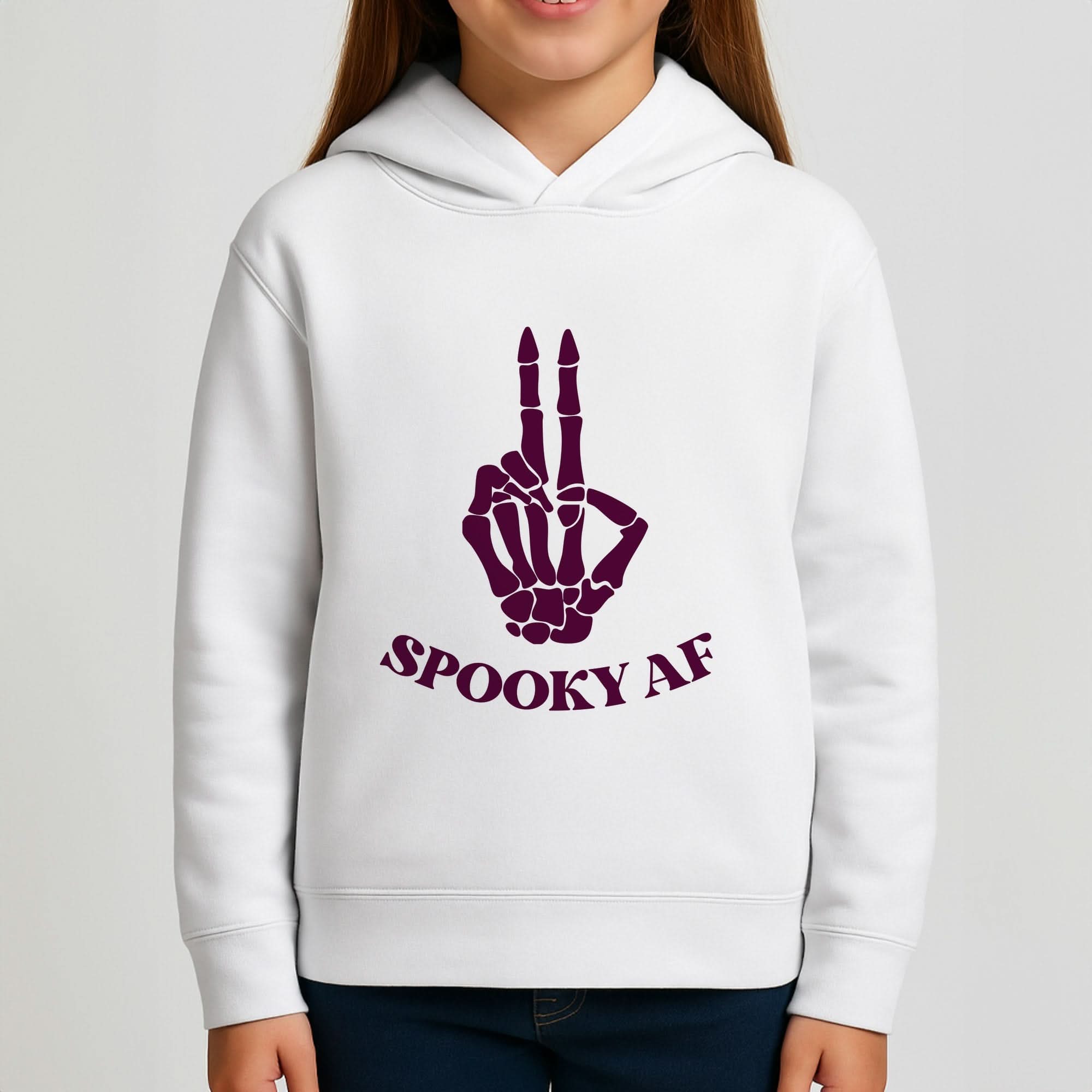 Spooky AF Girls Hoodie