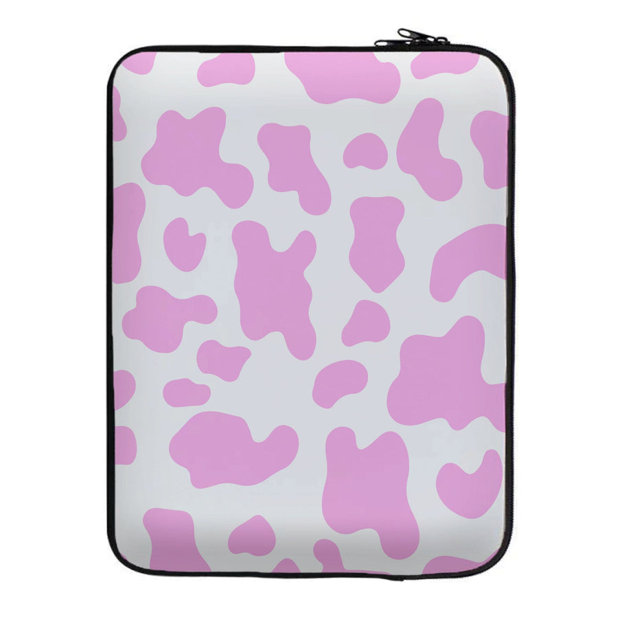 Pink Cow - Animal Patterns Laptop Sleeve