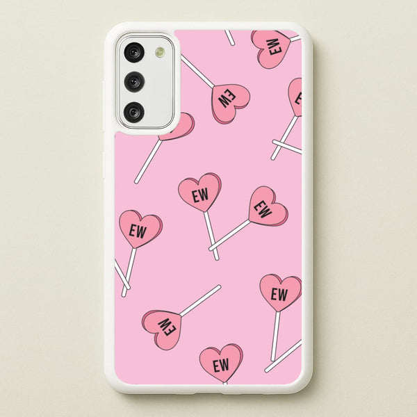 Ew Love Heart Lolipops Pattern Galaxy S20 Case
