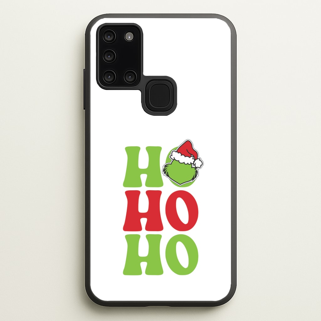 Green Ho Ho Ho Galaxy A21s Case