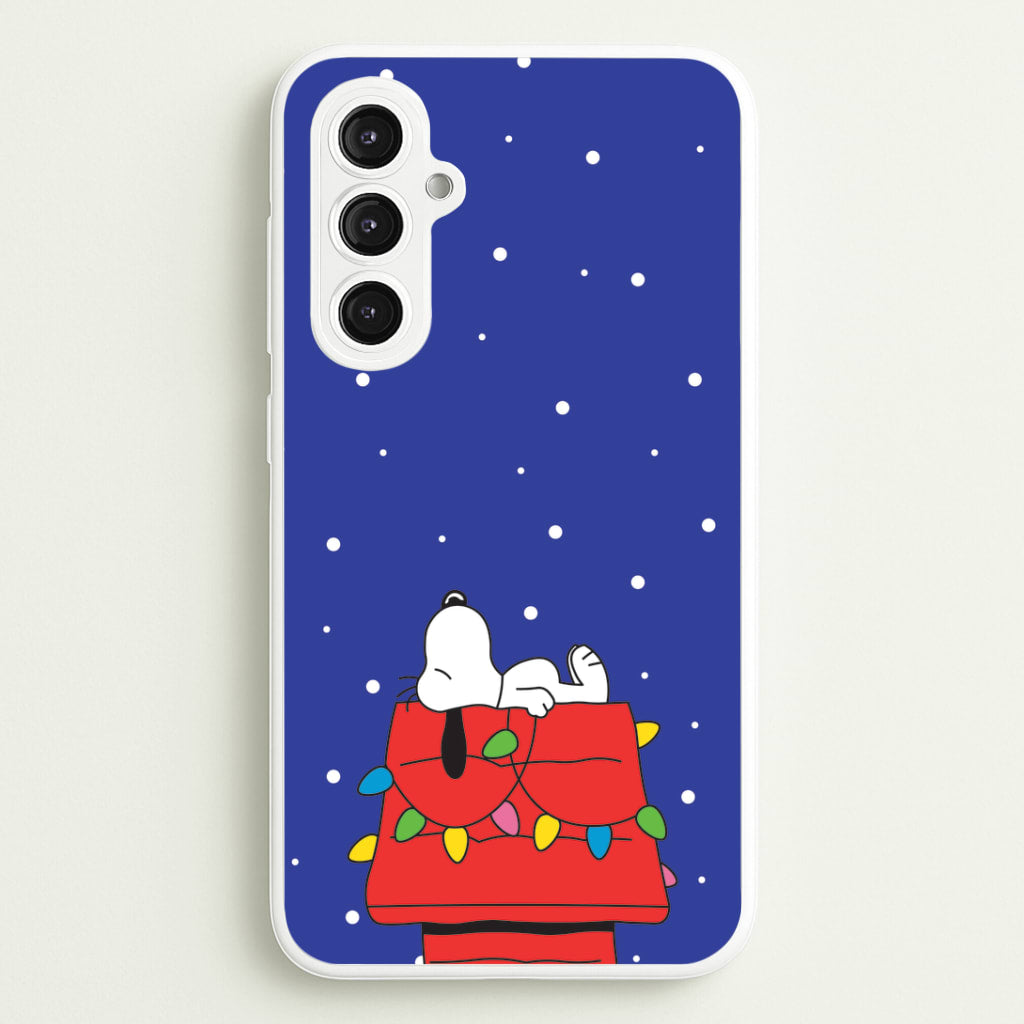 Cartoon Beagle Fairylights Galaxy S23FE Case