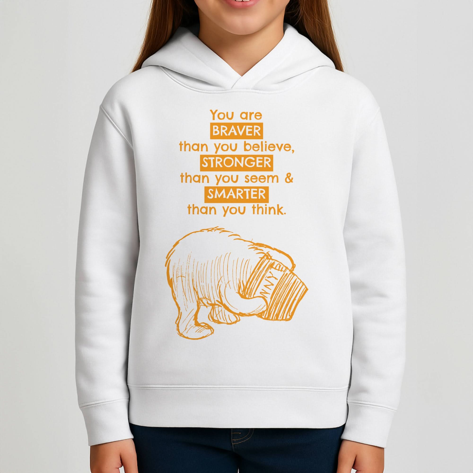 You Are Braver Girls Hoodie