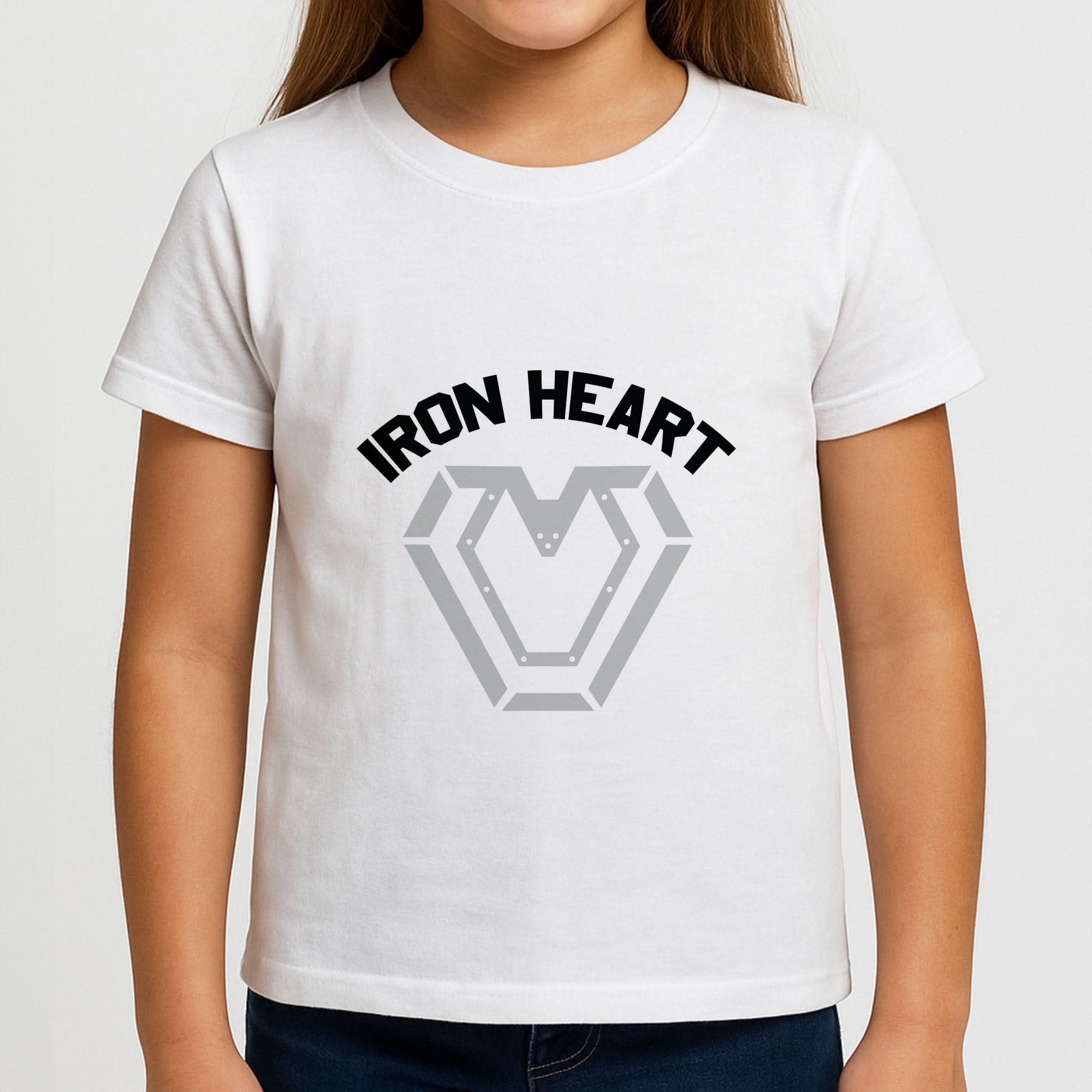 Metal Hero Heart Girls T-Shirt