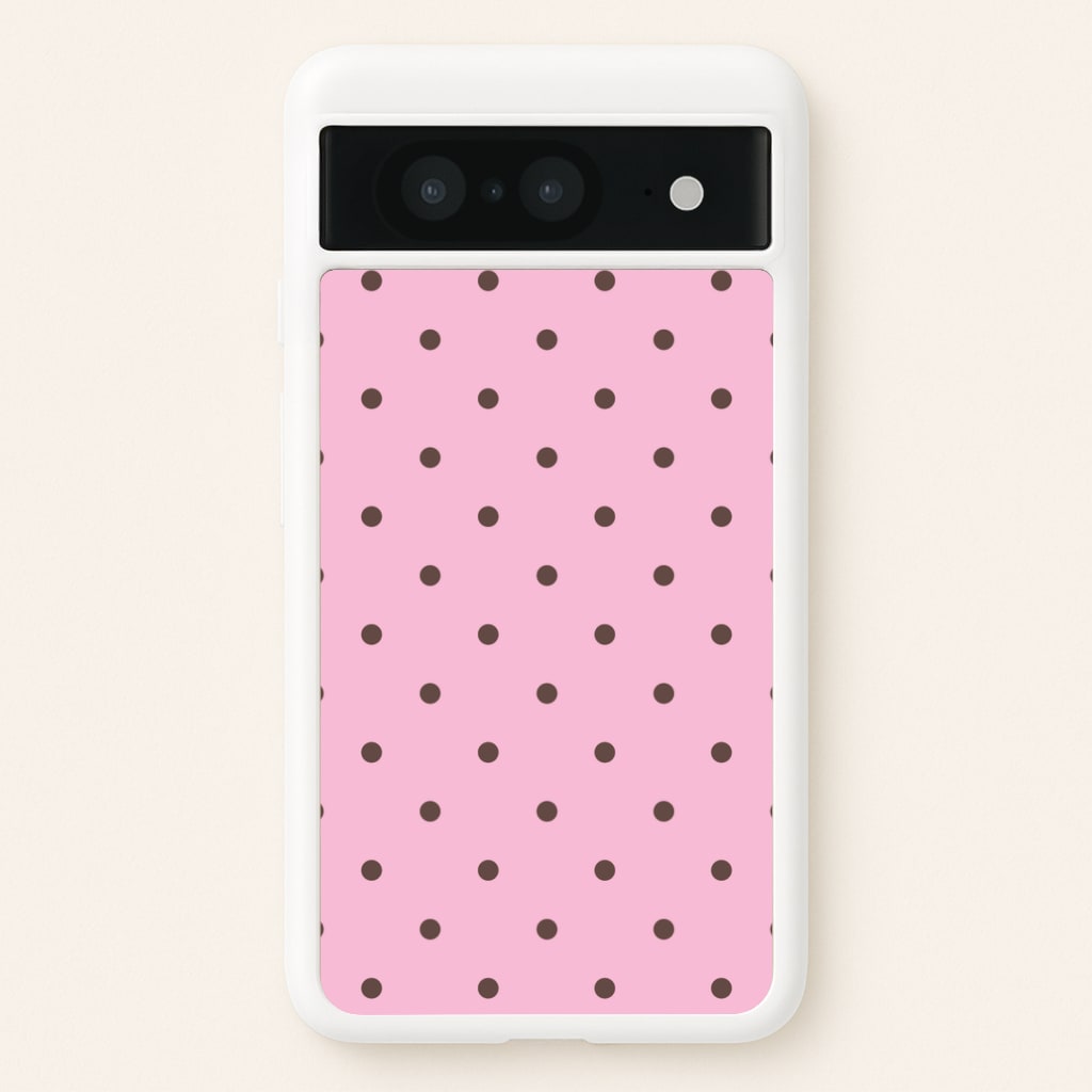 Strawberry Polka Dots Google Pixel 8 Case