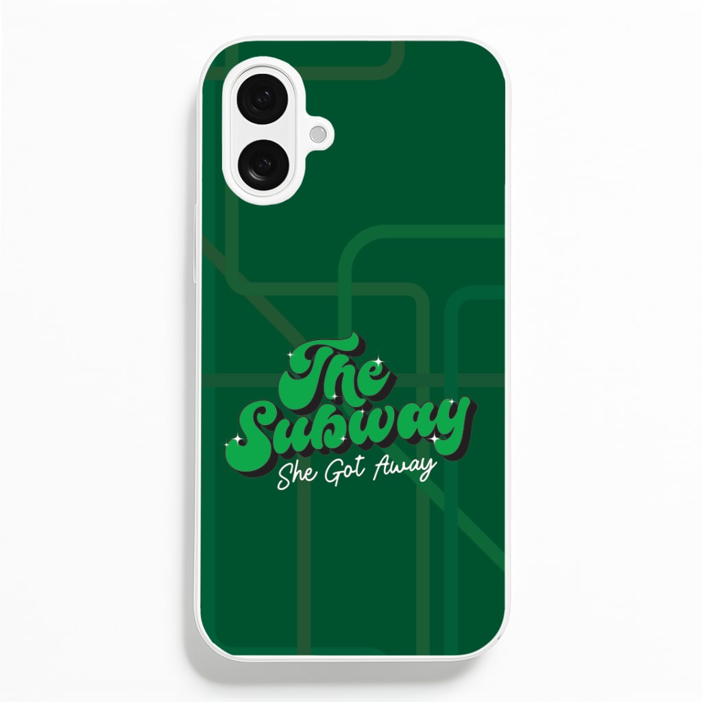 Subway Green iPhone 16 Plus Case
