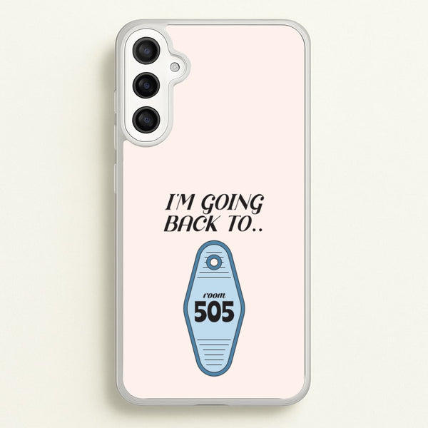 I'm Going Back To 505 Keyring Galaxy A34 Case