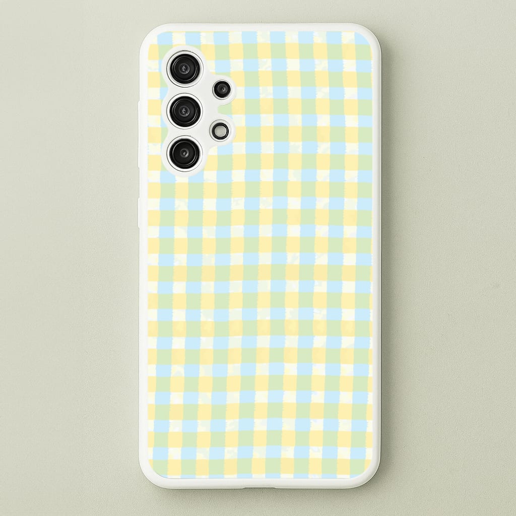 Lemonade Gingham Galaxy A13 Case