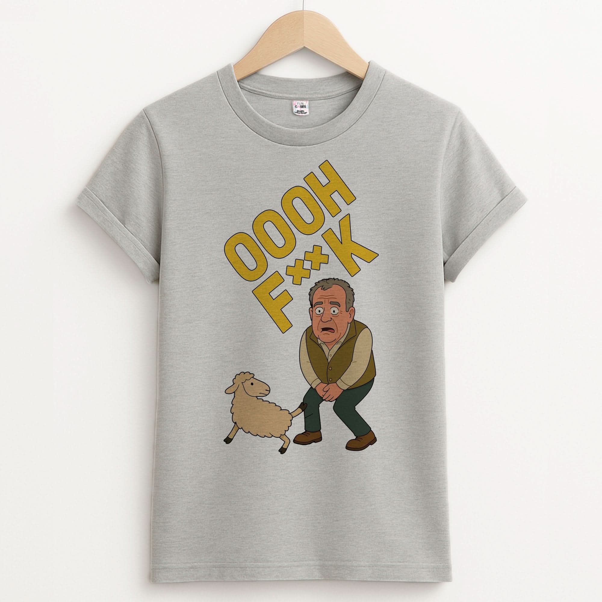Oooh Fk Unisex Grey T-Shirt