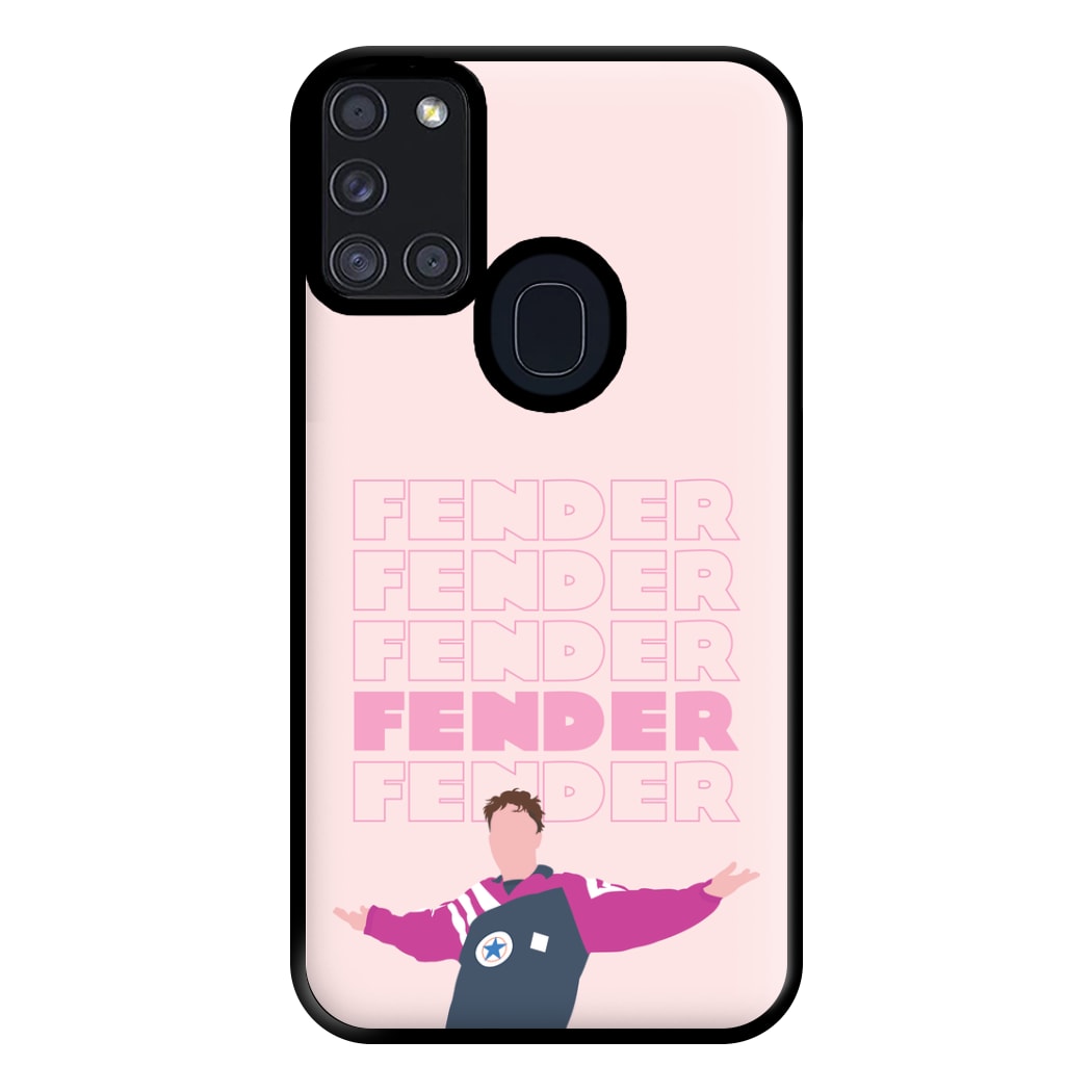 Fender Pink Sports Jersey Galaxy A21s Case