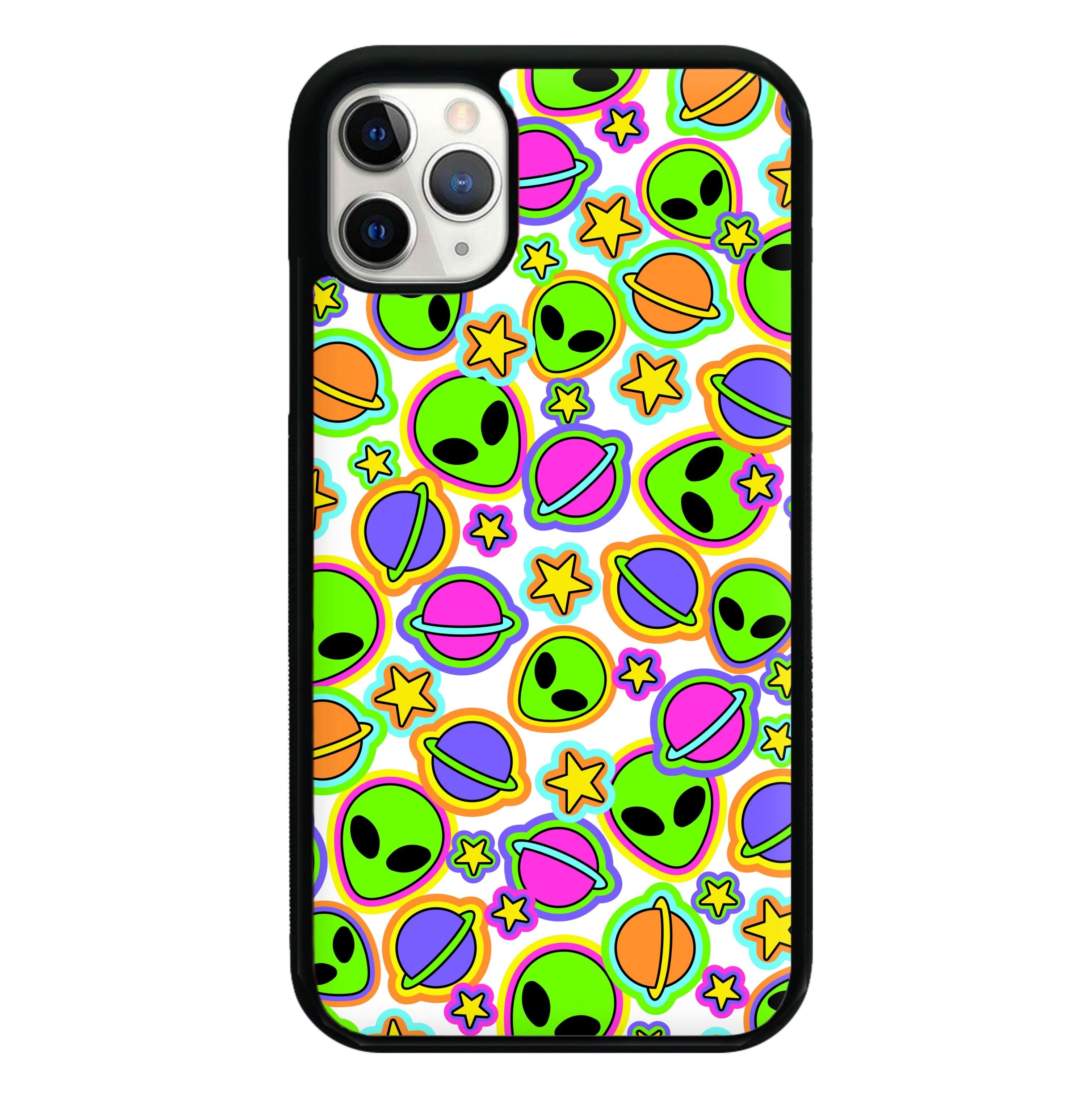 Colourful Aliens And Stars Phone Case