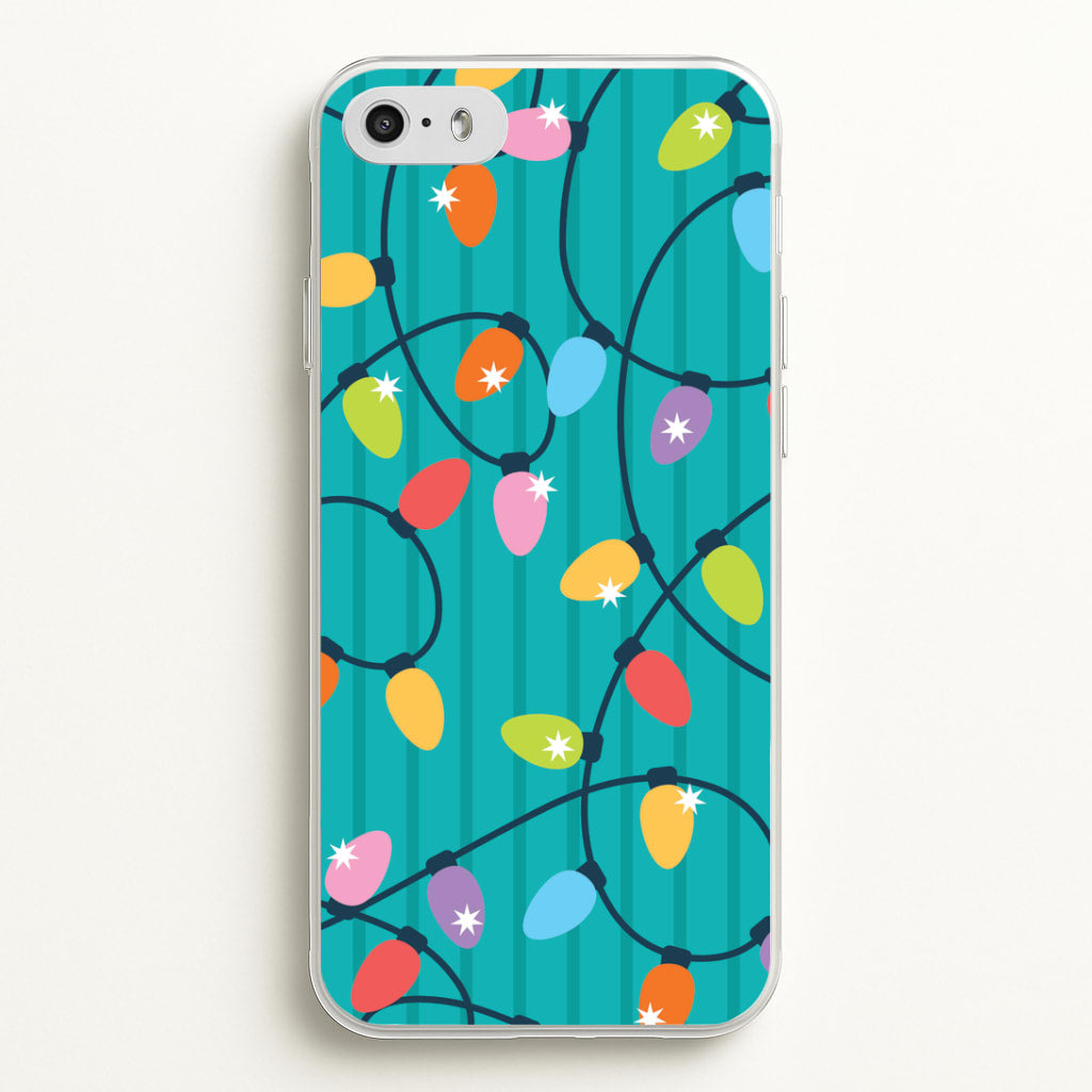 Funky Christmas Lights Pattern iPhone 5 / 5s / SE 2016 Case