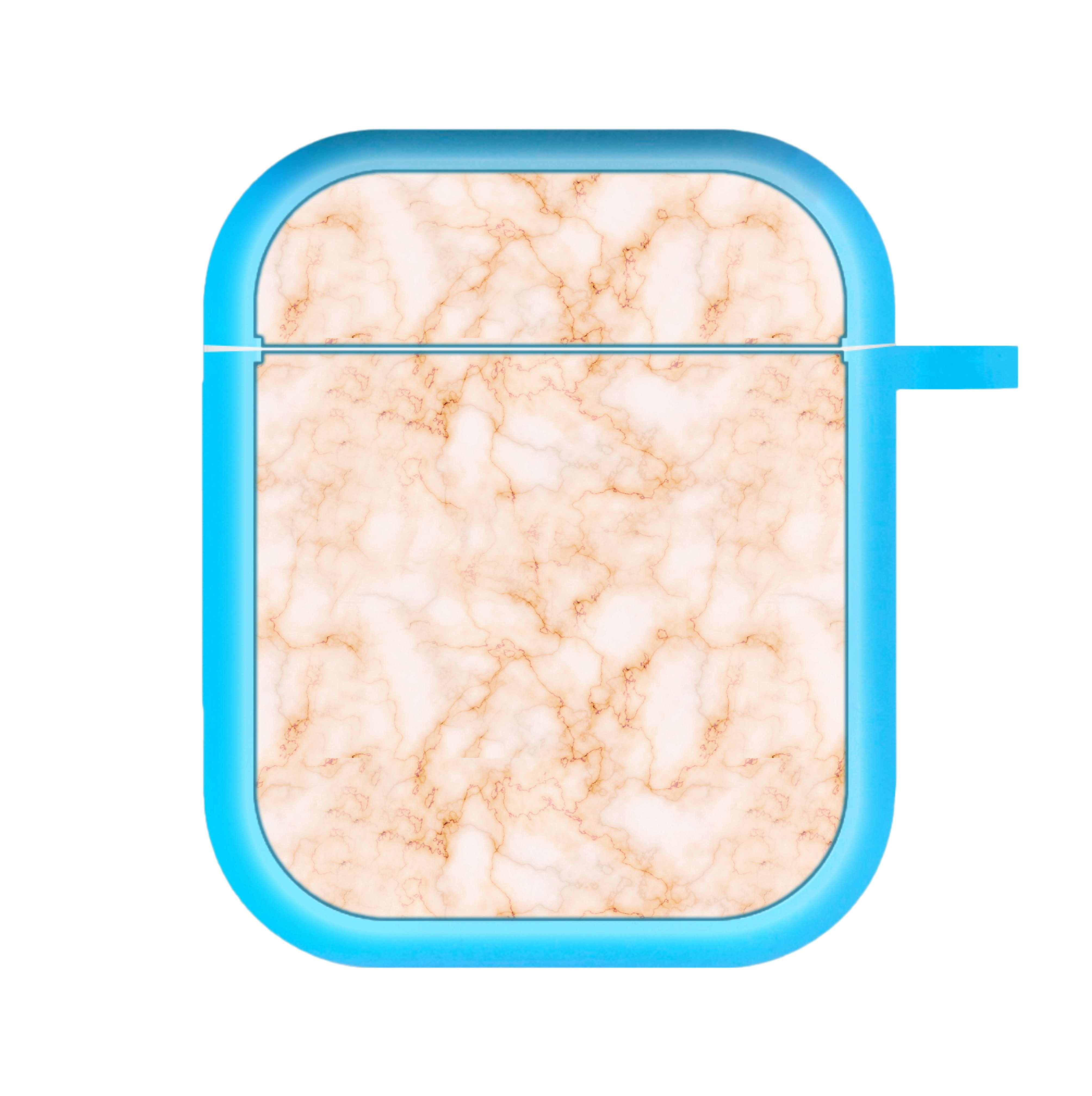 Rose Gold Marble AirPods Case
