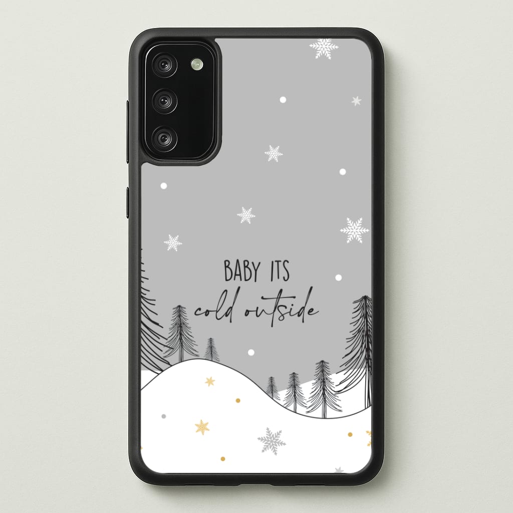 Baby It's Cold Outisde Landscape Galaxy A41 Case