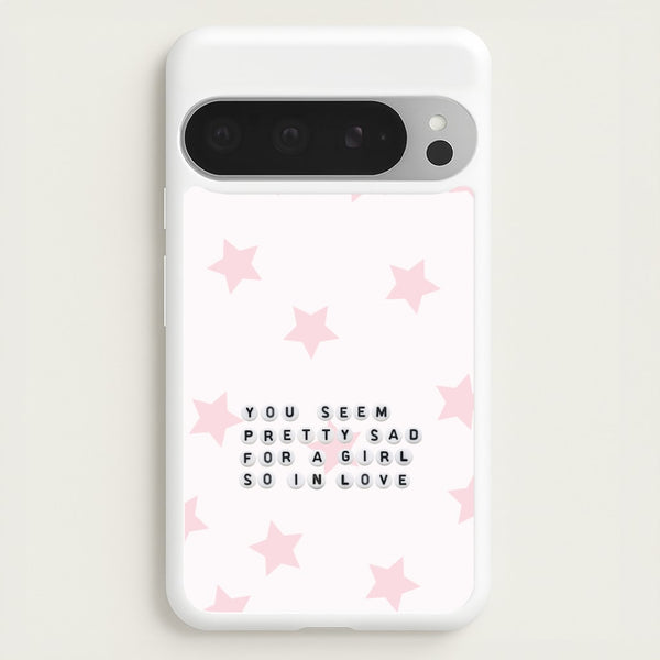 Pretty Sad Letter Beads Google Pixel 9 Pro XL Case