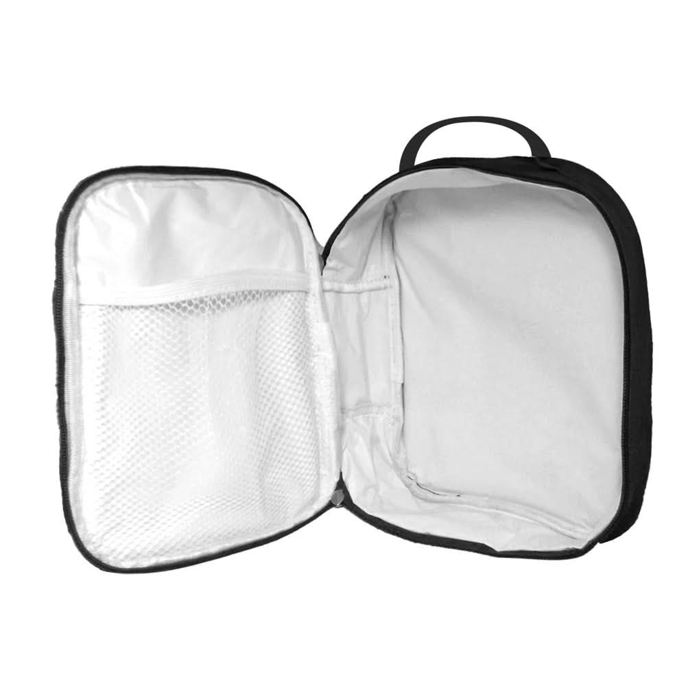 Black And White Stripes With Cherries Lunchbox