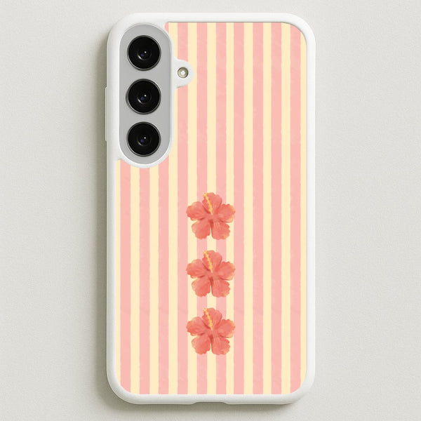 Hibiscus Rays Galaxy S25FE Case