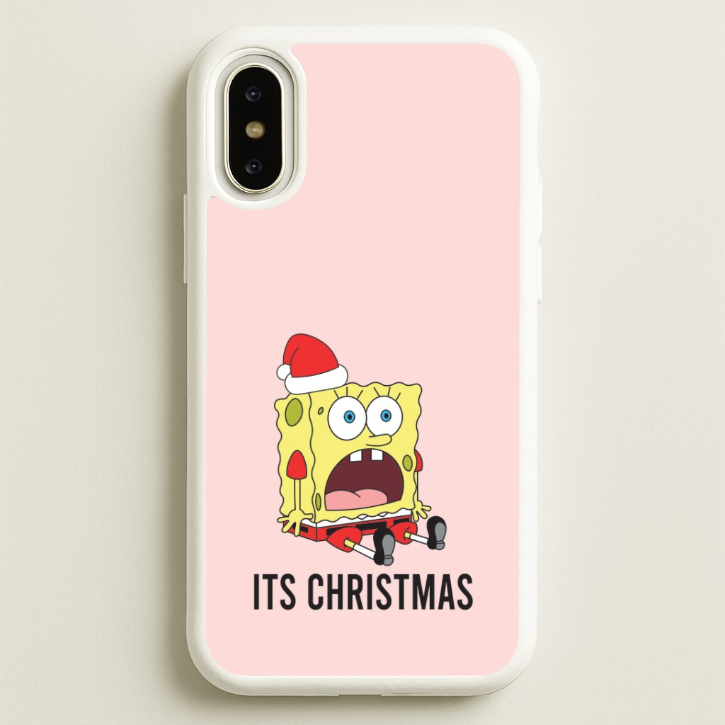 It's Christmas Cartoon Sponge iPhone X / XS Case