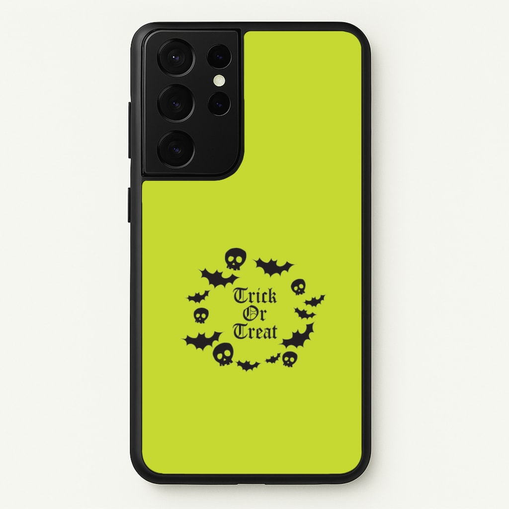 Trick Or Treat Wreath Galaxy S21 Ultra Case