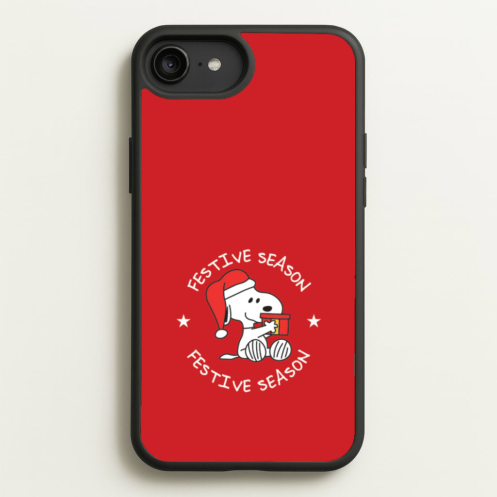 Cartoon Beagle Festive Season iPhone 6 Plus / 7 Plus / 8 Plus Case