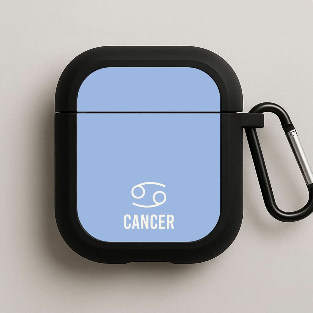 Cancer Pastel Zodiac Black AirPods Case