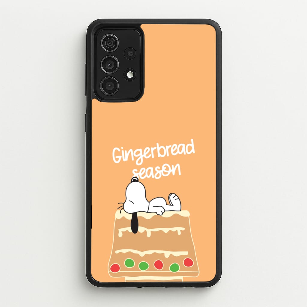 Cartoon Beagle Gingerbread House Galaxy A52 / A52s Case