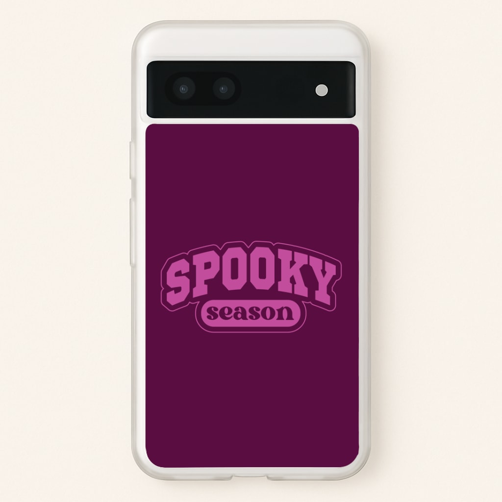 Spooky Season Varsity Google Pixel 6a Case