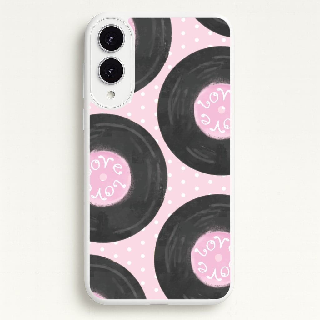 Thrifted Vinyl Polka Pattern Galaxy S25 Edge Case