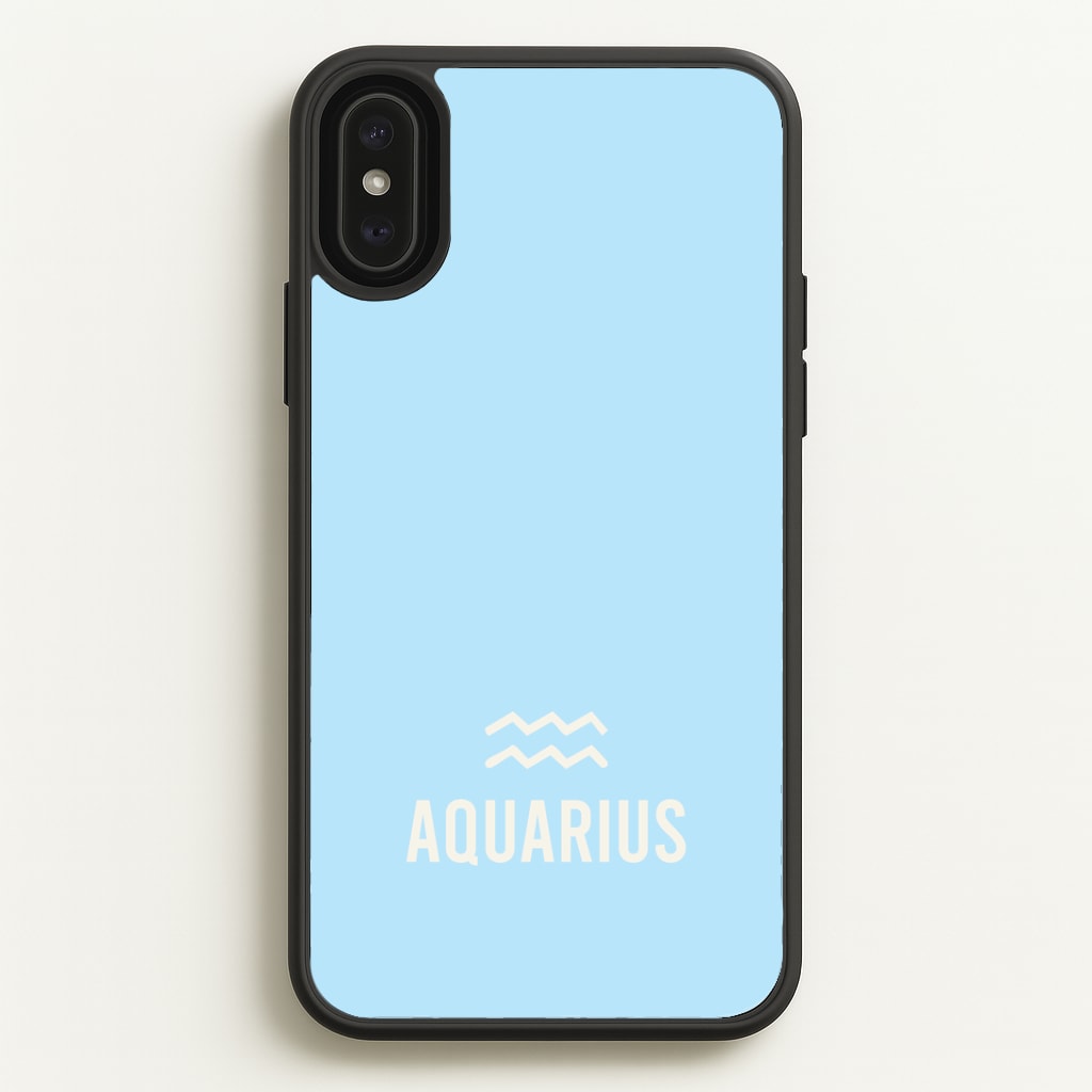 Aquarius Pastel Zodiac iPhone XS Max Case