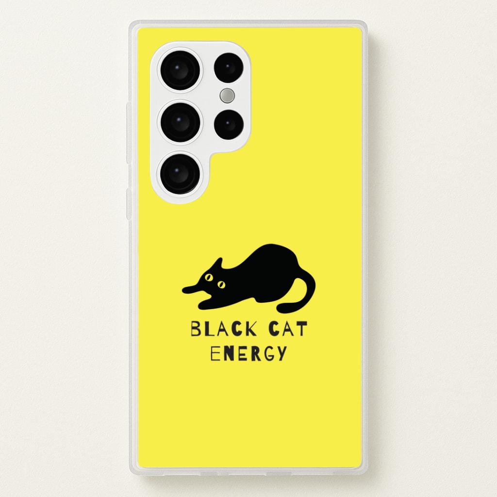 Black Cat Energy Galaxy S24 Ultra Case